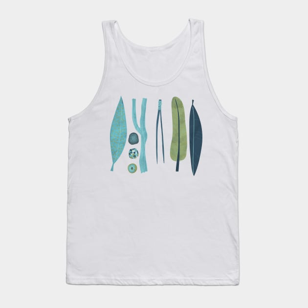 Sticks and Stones Nature Illustration Art Tank Top by NicSquirrell